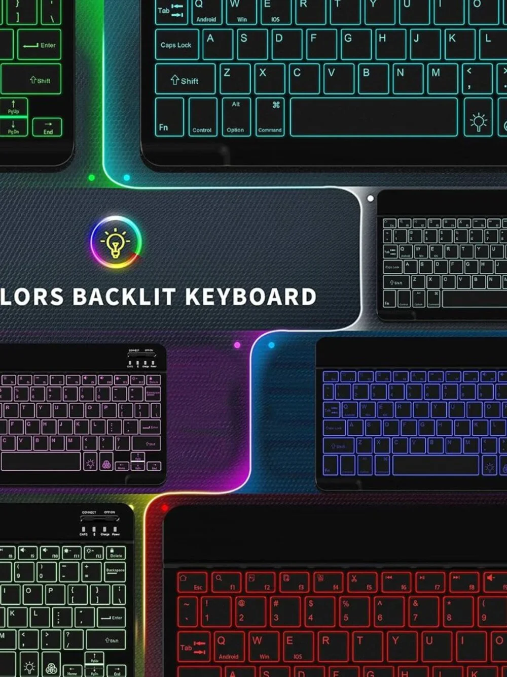 Like New Small Portable Wireless Rechargeable Keyboard